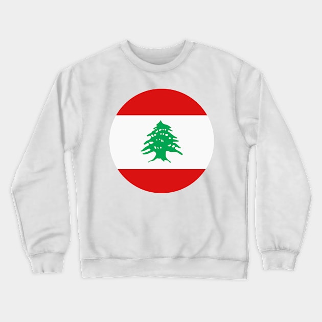 Lebanon Flag Crewneck Sweatshirt by TinPis